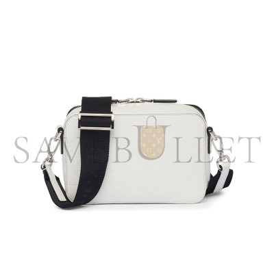 PRADA BRIQUE EMBOSSED LEATHER SHOULDER BAG 2VH070 (19*12*5.5cm)  PRADA BRIQUE EMBOSSED LEATHER SHOULDER BAG 2VH070 (19*12*5.5cm)